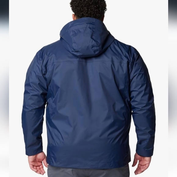 Columbia Men's Watertight II Rain Jacket Navy Blue Size XXL NWT - Picture 5 of 16